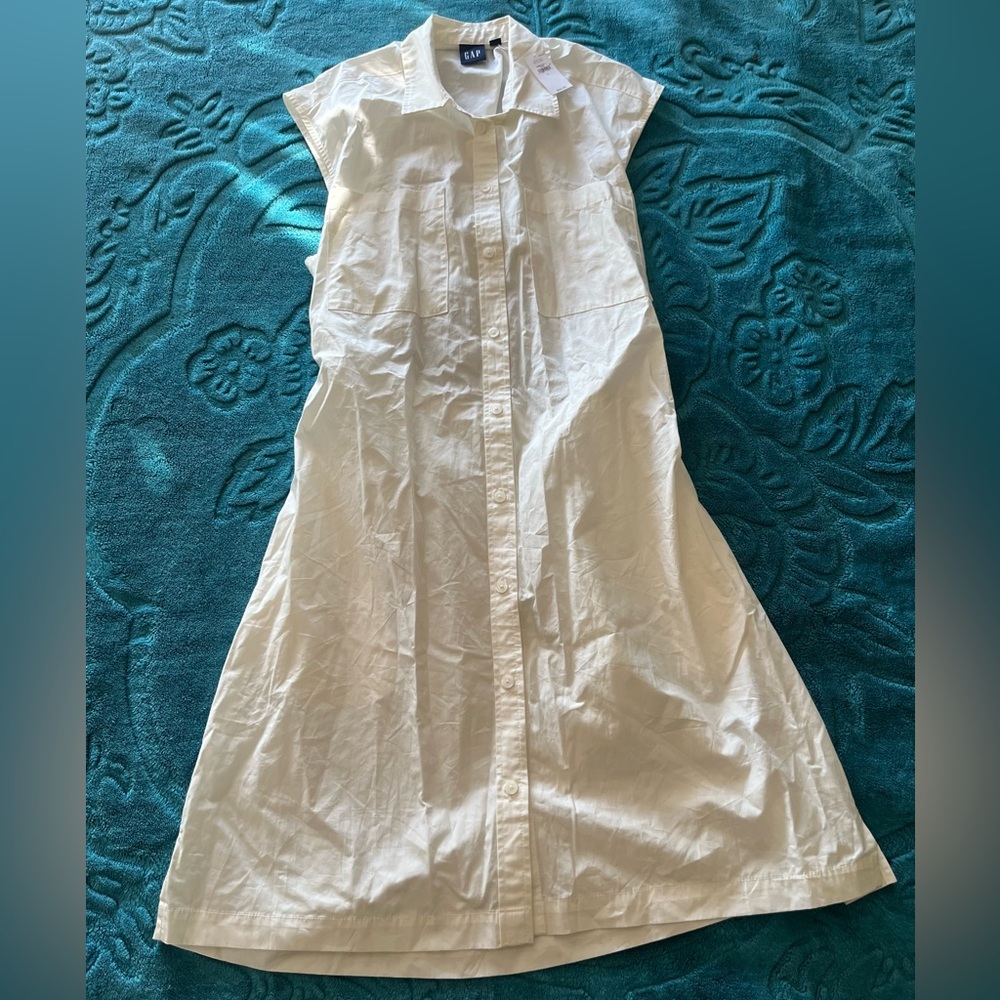 NWT Gap White Cotton Dress